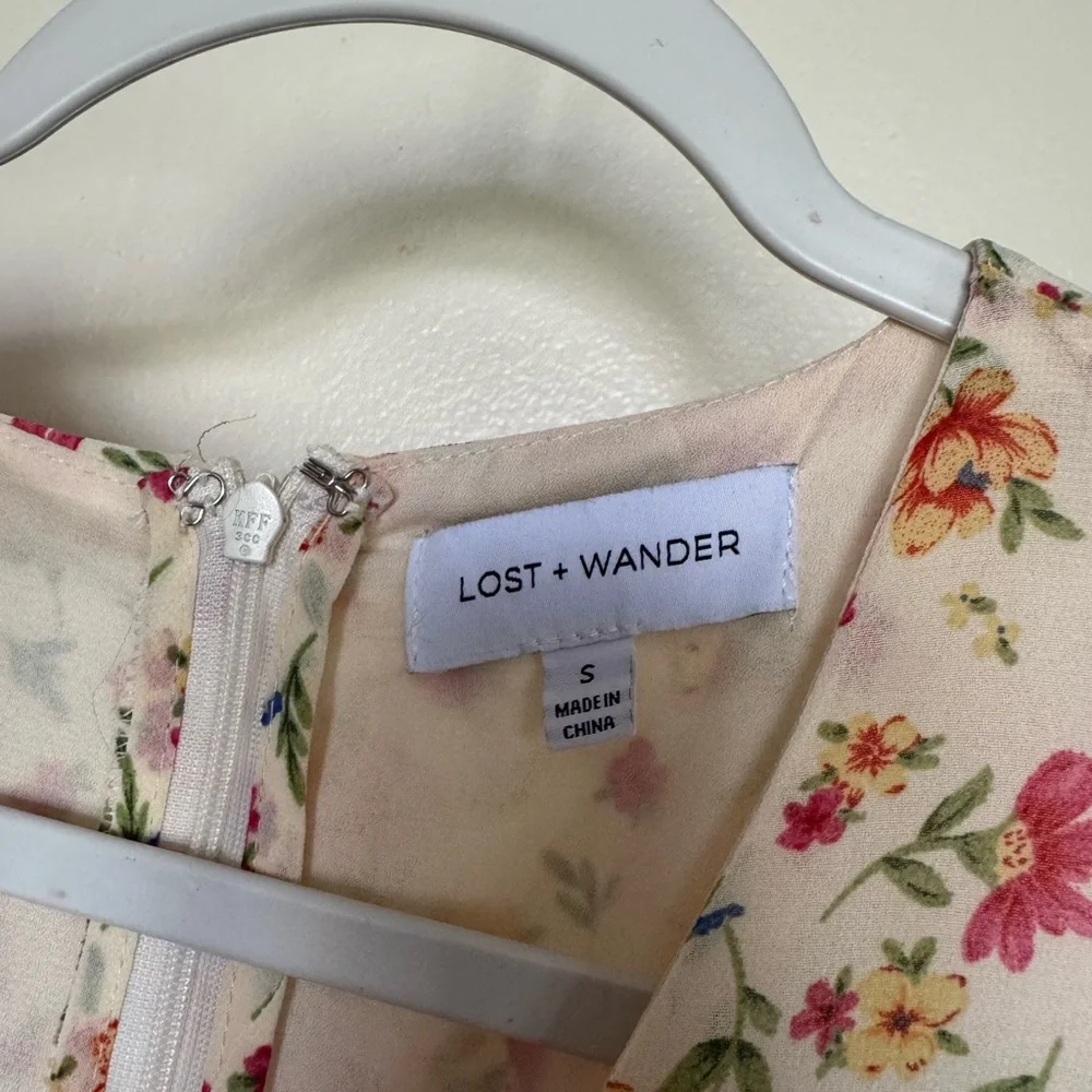 Lost + Wander Floral Long Sleeve Dress - Picture 2 of 3